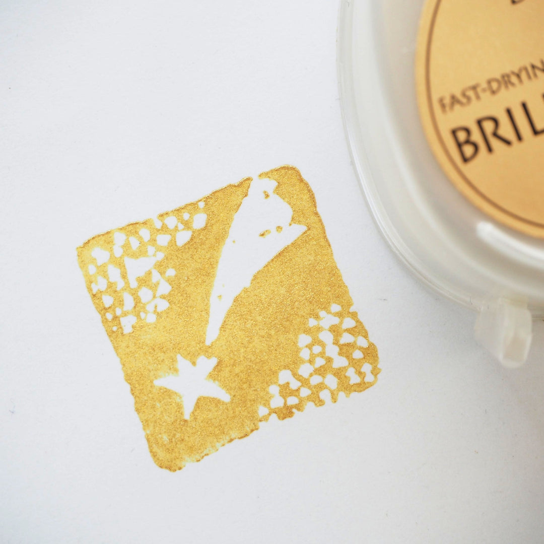 Brilliance Stamp Ink - Galaxy Gold