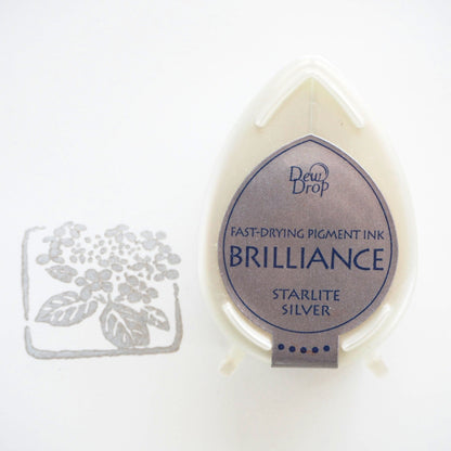 Brilliance Stamp Ink - Starlite Silver