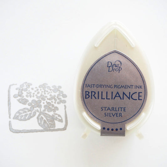 Brilliance Stamp Ink - Starlite Silver