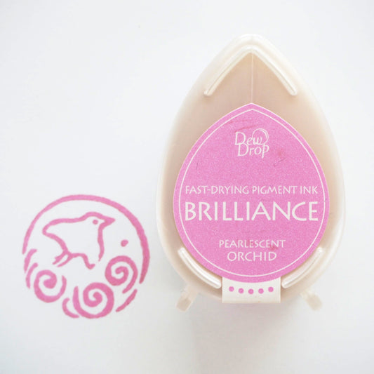 Brilliance Stamp Ink - Pearlescent Orchid