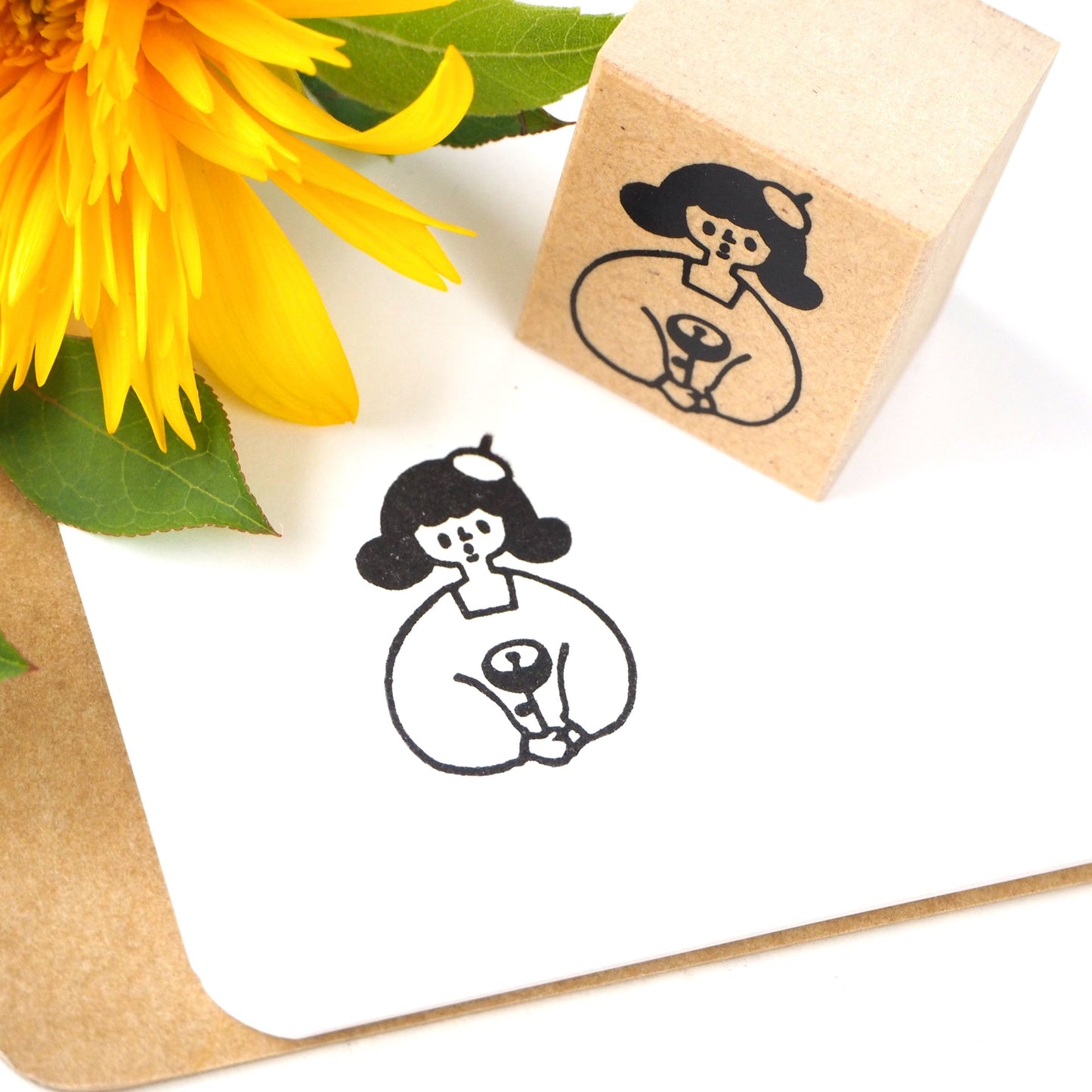 CTFJ x cotori cotori Rubber Stamp - Flower