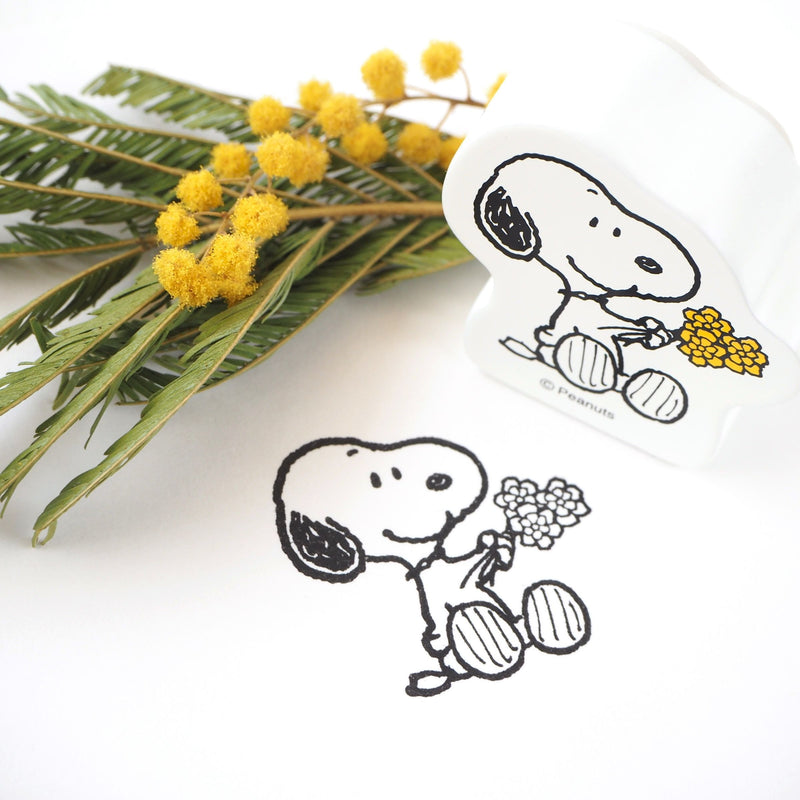 Snoopy Stamp - Flower