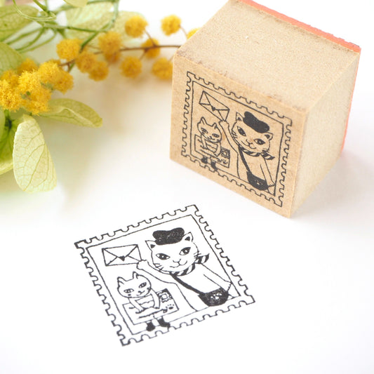 Rubber Stamp - Cat Delivery