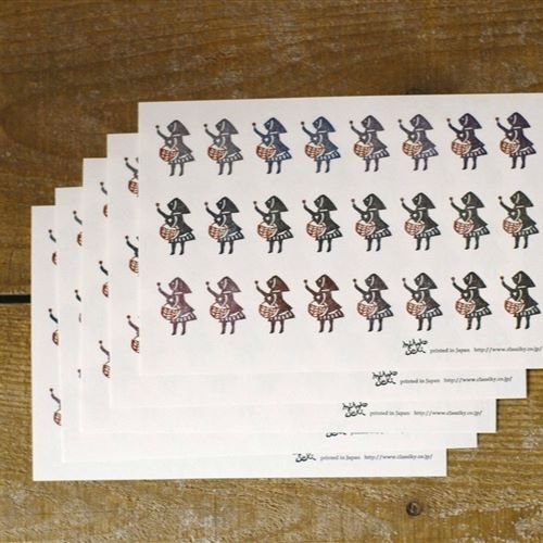 Match Girl Stickers (1 sheet)