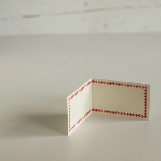 Letterpress Label Note Card