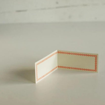 Letterpress Label Note Card