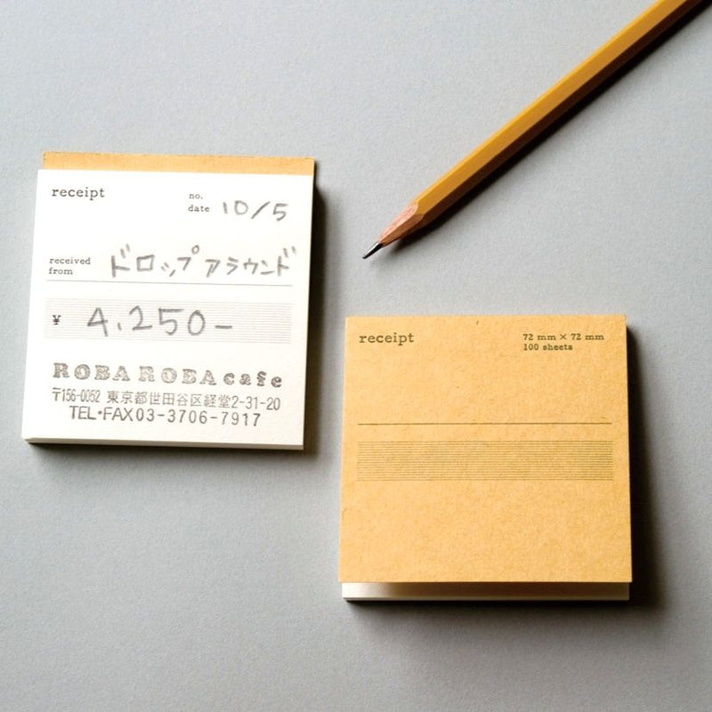 Receipt Memo Pad
