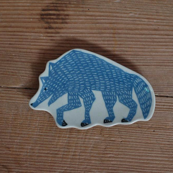 Ceramic Tray - Wolf