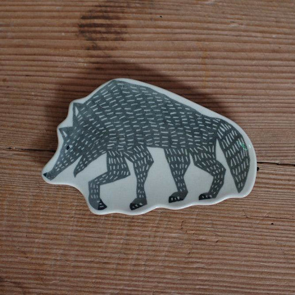 Ceramic Tray - Wolf