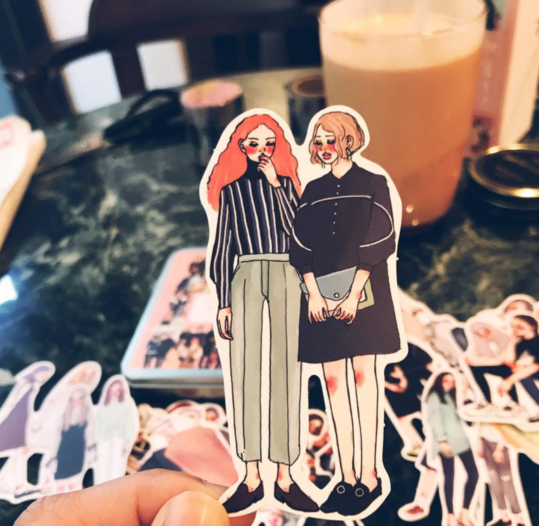 Sticker Set - You and Me (25 pieces)