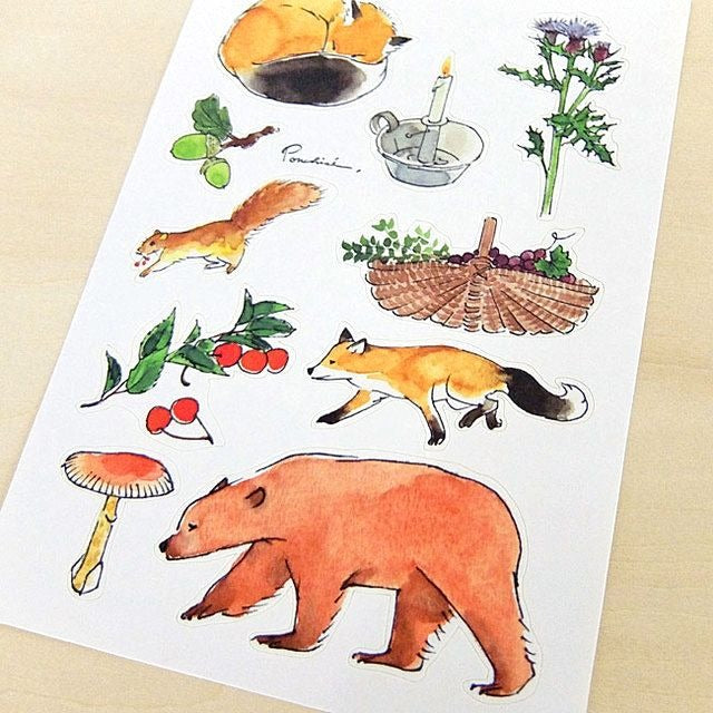 Yumi Imai Stickers - Forest