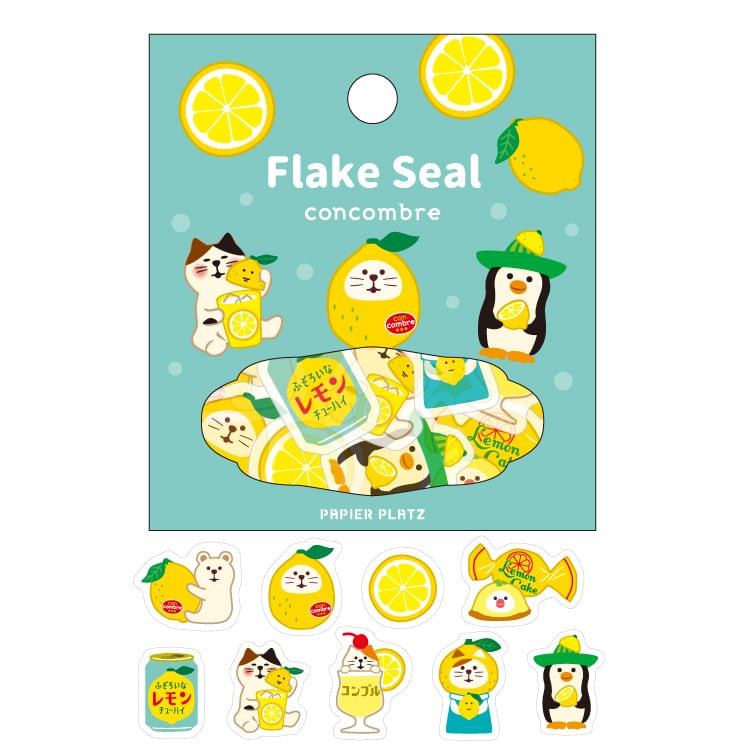Flake Stickers - We Love Lemon