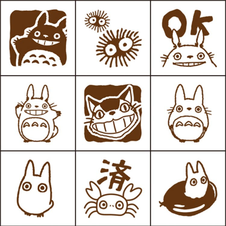 Totoro Planner Mini Rubber Stamp Set