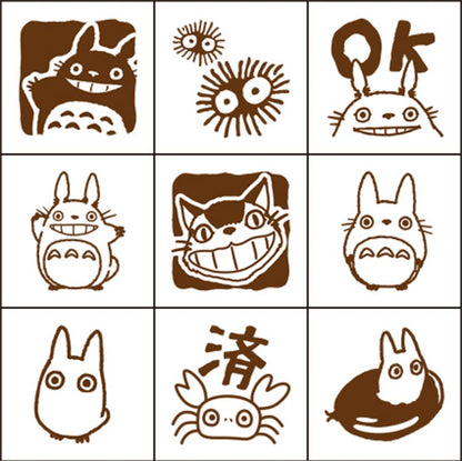 Totoro Planner Mini Rubber Stamp Set