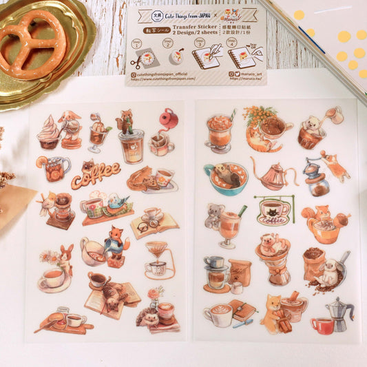 Print-on Stickers - Cafe Time