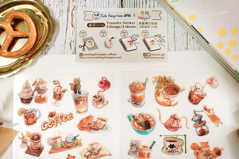 Print-on Stickers - Cafe Time