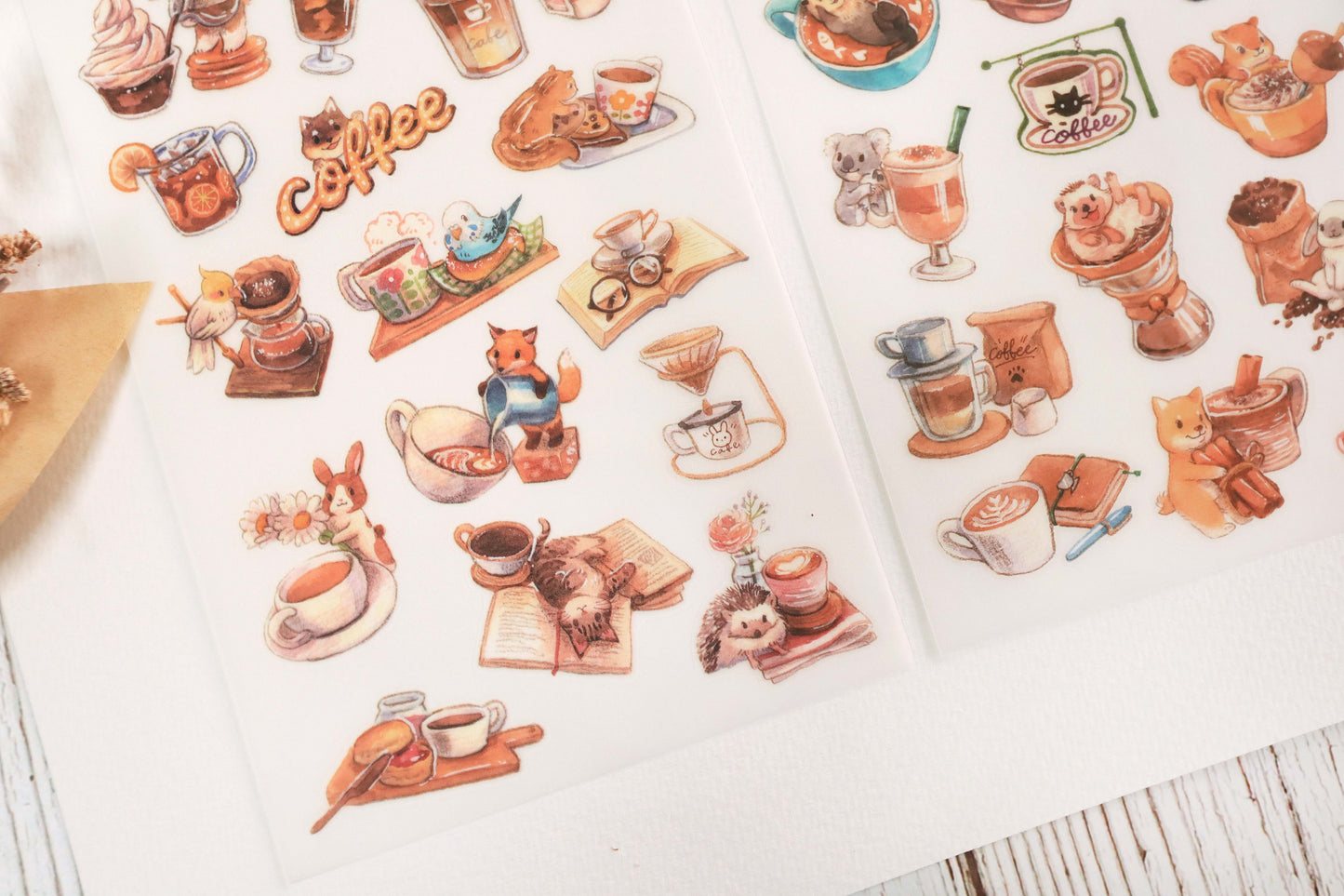 Print-on Stickers - Cafe Time