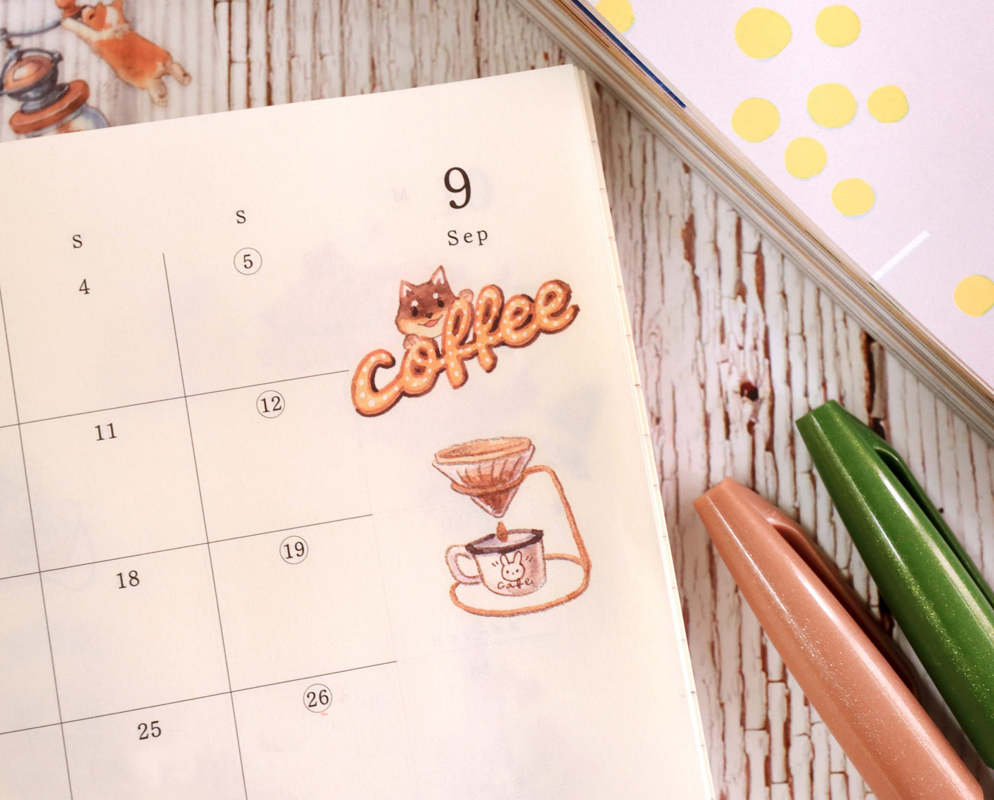 Print-on Stickers - Cafe Time