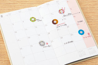 Donuts Seal Stamp Refill Stickers - Flower