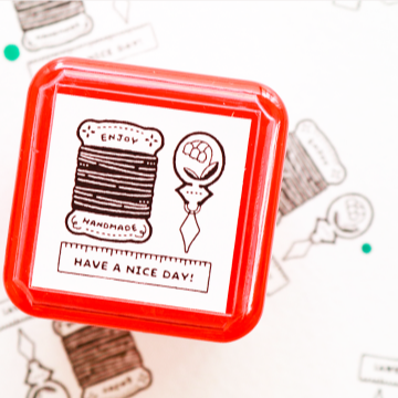 Rubber Stamp - Sewing
