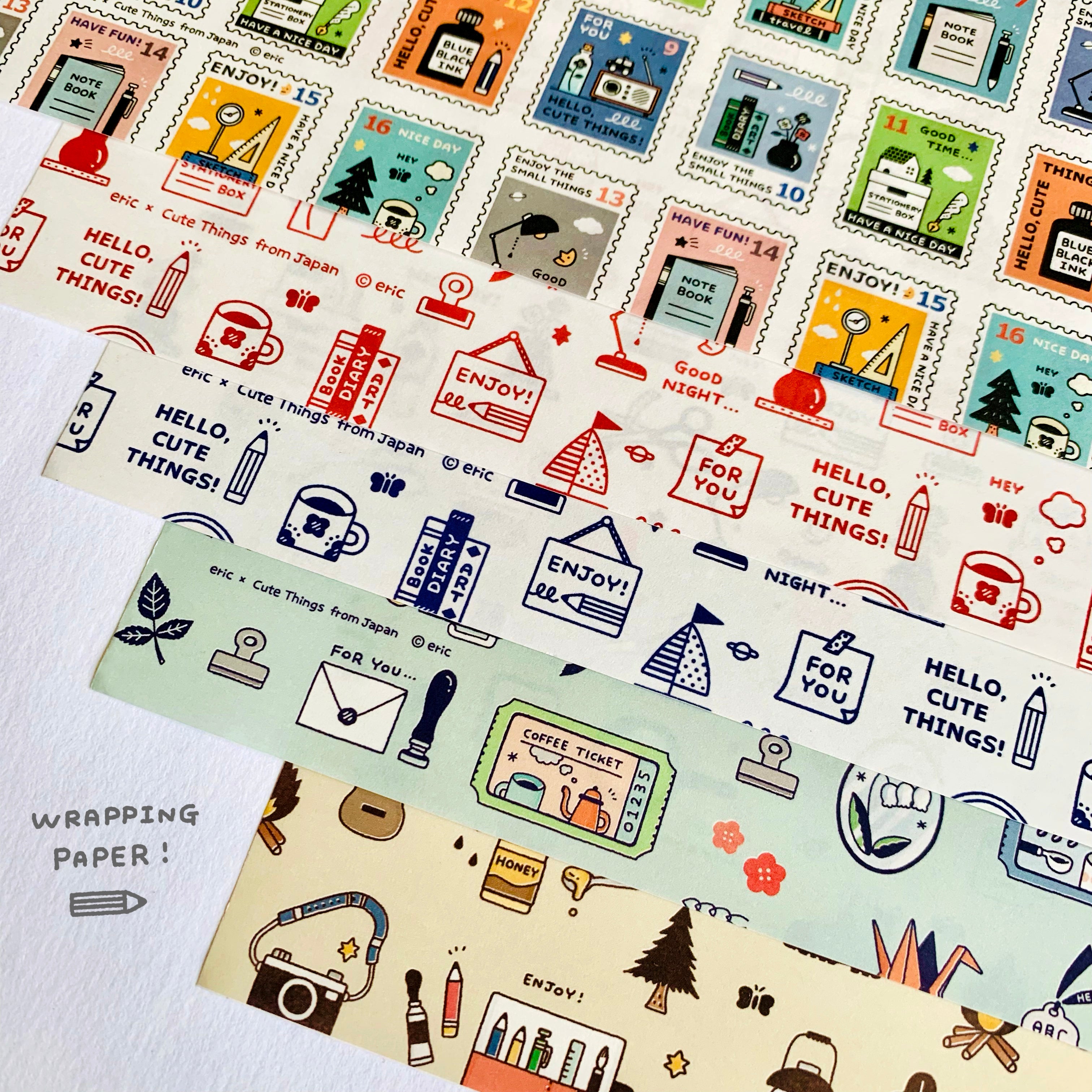 eric x CTFJ Wrapping Paper Set (5 designs)