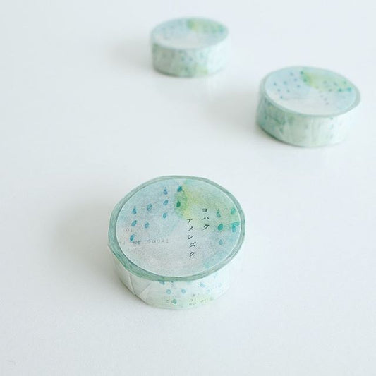 Yohaku / Washi Tape - Rain Drops