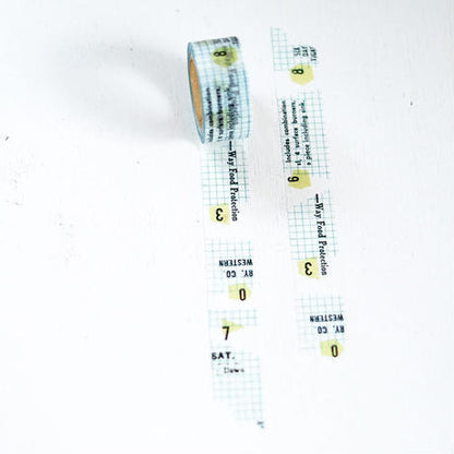 Yohaku / Washi Tape - Grid Wide