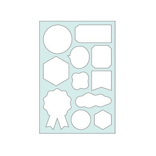 Washi Tape Sticker Set - Watercolor (Postcard Size)