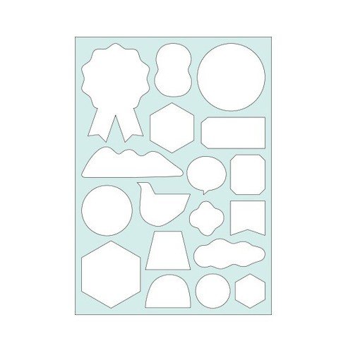 Washi Tape Sticker Set - Variety (A5 Size)