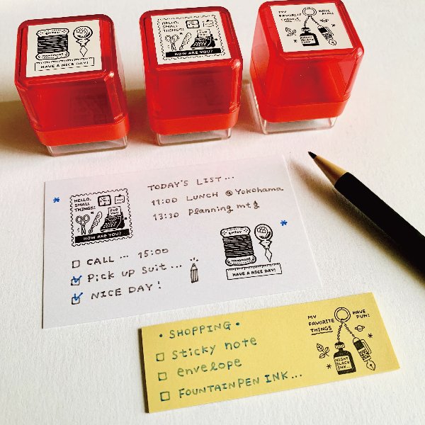 Rubber Stamp - Key Chain