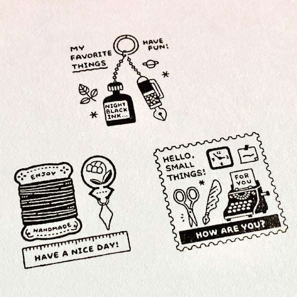 Rubber Stamp - Sewing