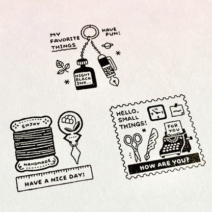 Rubber Stamp - Key Chain
