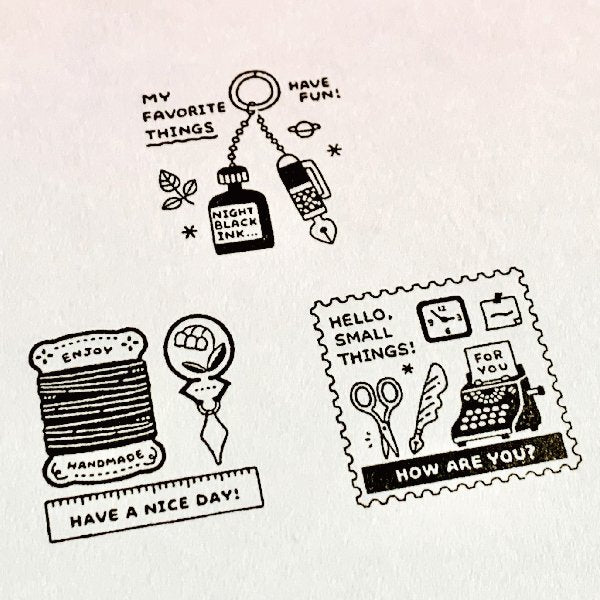 Rubber Stamp - Key Chain
