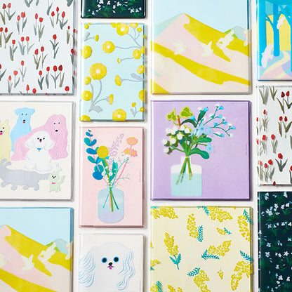 Nodoka Miyashita Notebook - Yellow Flower