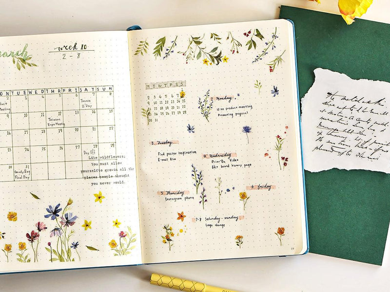 MU Print-on Stickers - Colorful Summer Field