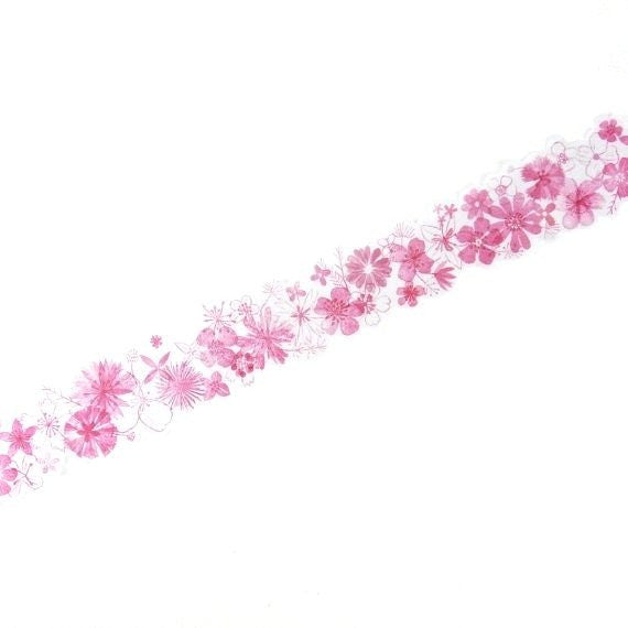 Washi Tape - Flower Red