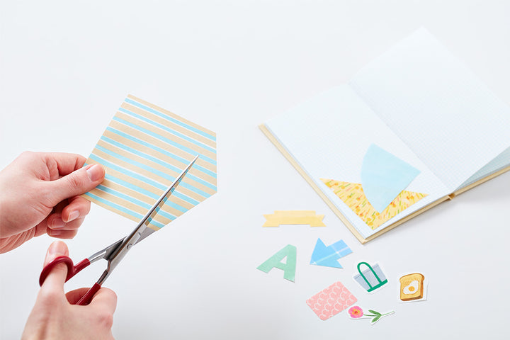 Washi Tape Sticker Set - Watercolor (Postcard Size)