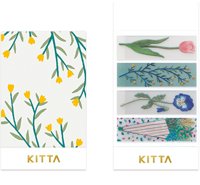 KITTA Clear Stickers - Flower