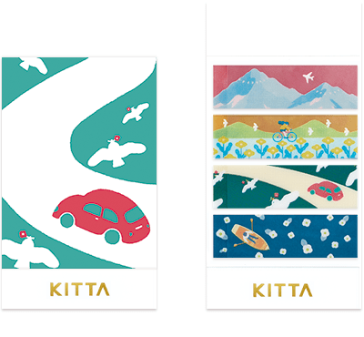 KITTA Clear Stickers - Scenery