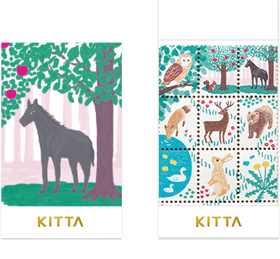 KITTA Stickers - Animals