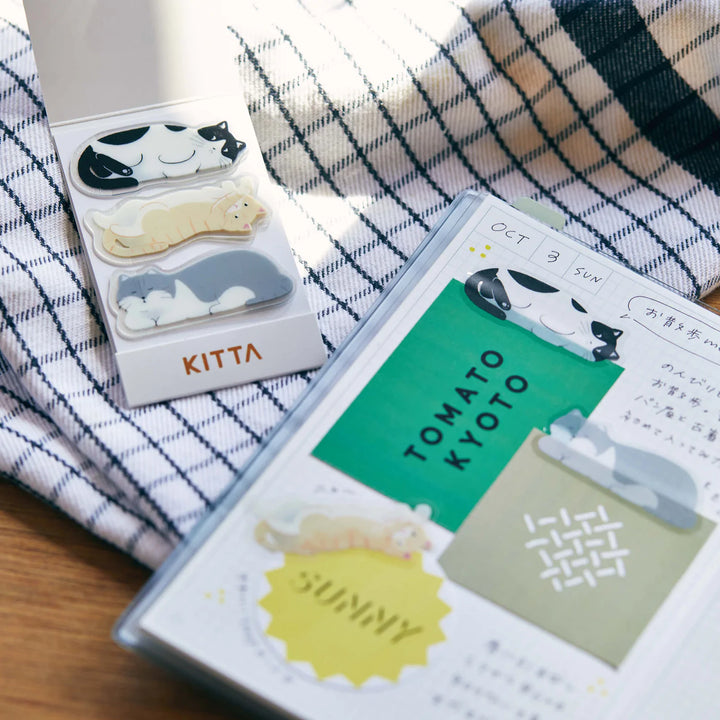KITTA Clear Stickers - Cat