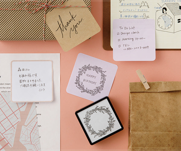 Round Sticky Notes - Spring