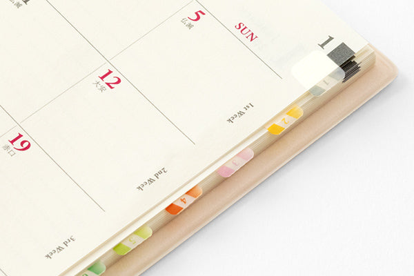 Mini Planner Index Stickers - Numbers