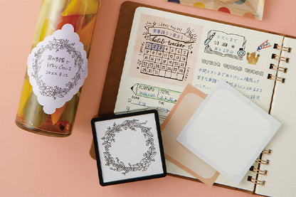Square Label Stickers - Spring