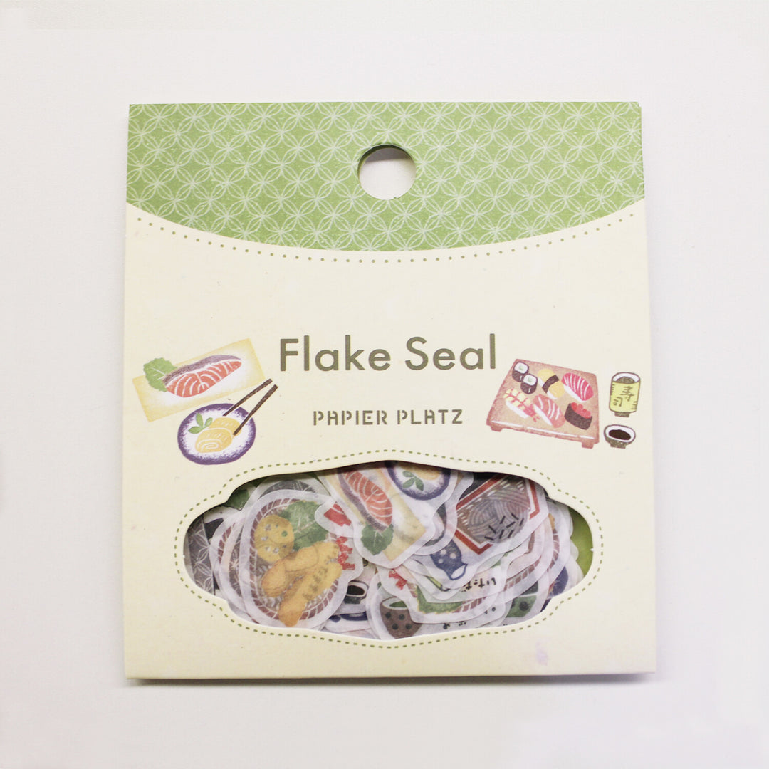 Flake Stickers - Japanese Food (washoku)