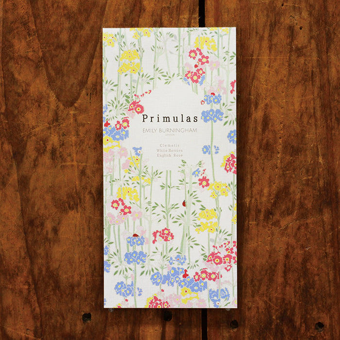 Emily Burningham Memo Pad - Primulas