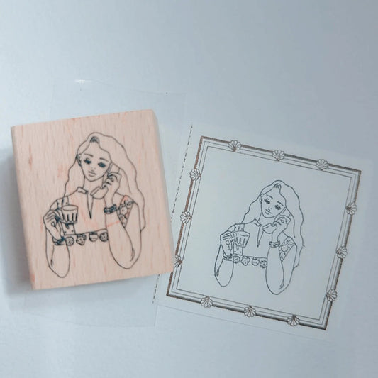 Rubber Stamp - Afternoon Tea