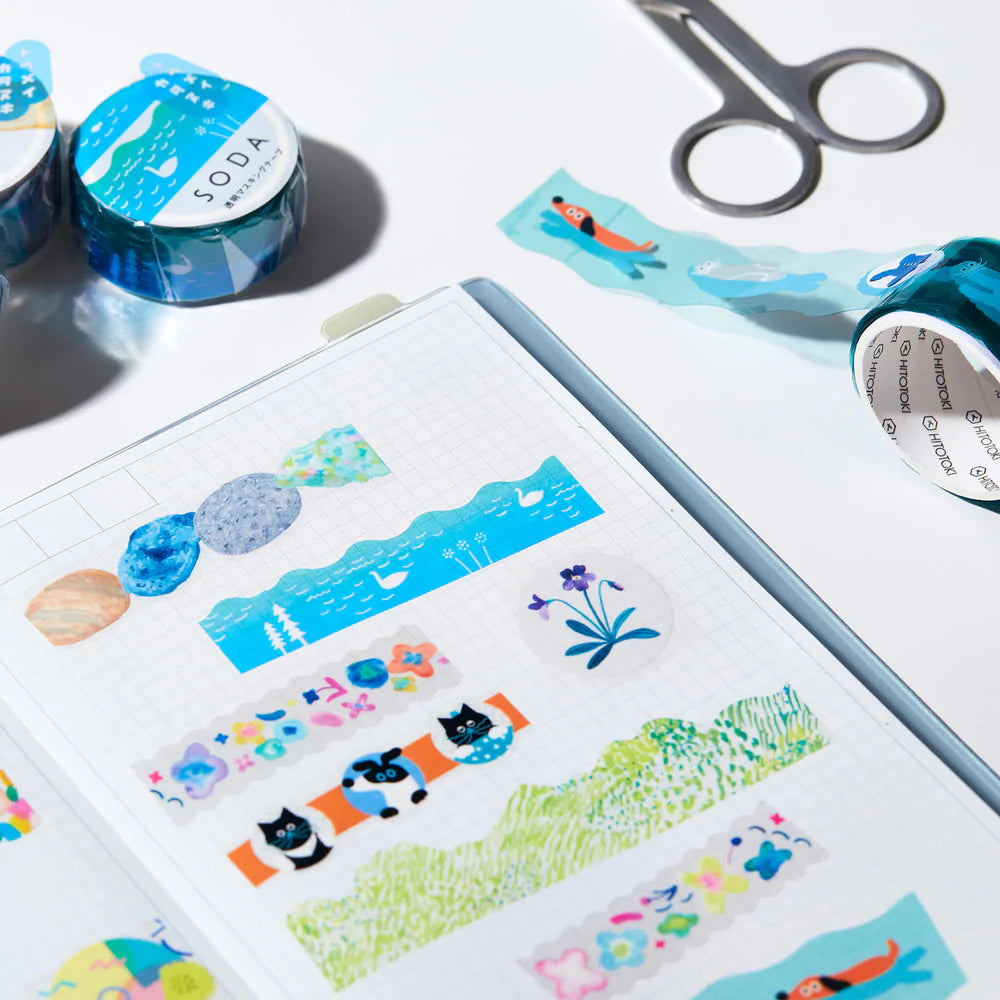Keina Higashide SODA Die-cut Clear Tape - Stones