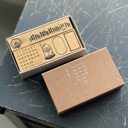 Rubber Stamp Set - Journal