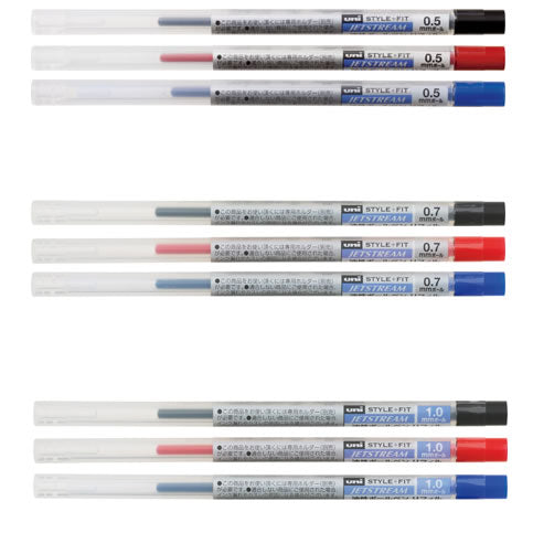 Uni Style Fit Refill Ink - Jet Stream (3 colors)